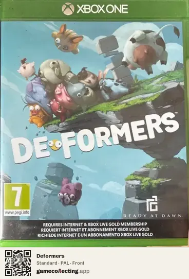 Deformers Xbox One, PAL box front