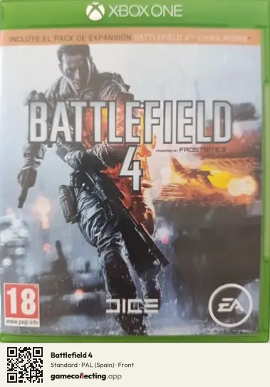 Battlefield 4 Xbox One, Spain box front