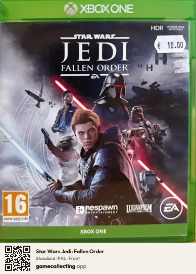 Star Wars Jedi: Fallen Order Xbox One, PAL box front