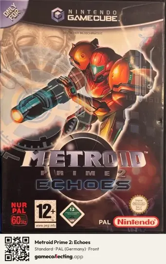 Metroid Prime 2: Echoes Nintendo GameCube, Germany box front