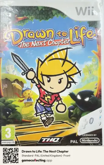 Drawn to Life: The Next Chapter Nintendo Wii, United Kingdom box front