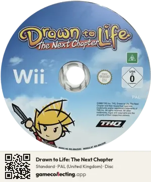 Drawn to Life: The Next Chapter Nintendo Wii, PAL disc