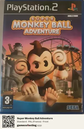 Super Monkey Ball Adventure PlayStation 2, France box front