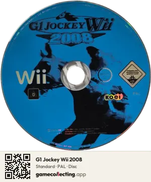 G1 Jockey Wii 2008 Nintendo Wii, PAL disc