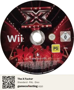 The X Factor Nintendo Wii, PAL disc