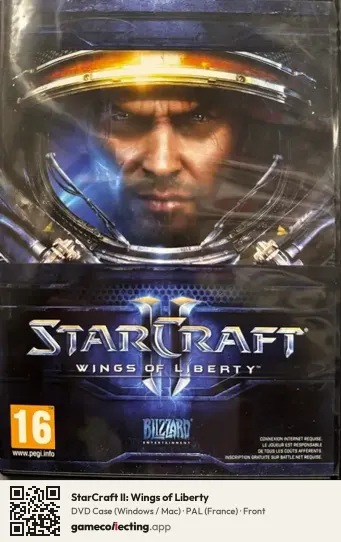 StarCraft II: Wings of Liberty Computer, France box front
