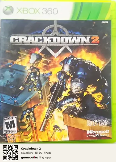 Crackdown 2 Xbox 360, NTSC box front