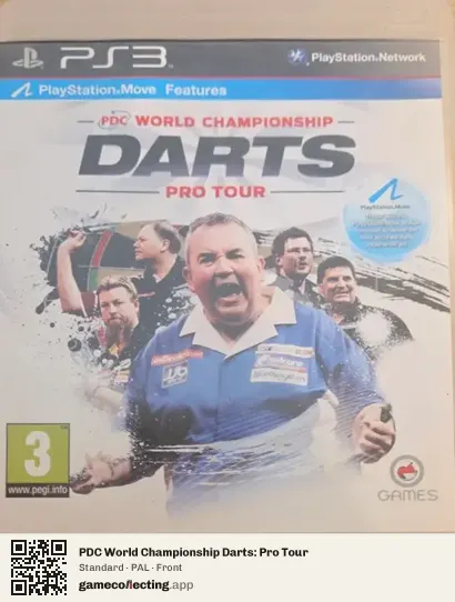 PDC World Championship Darts: Pro Tour PlayStation 3, PAL box front