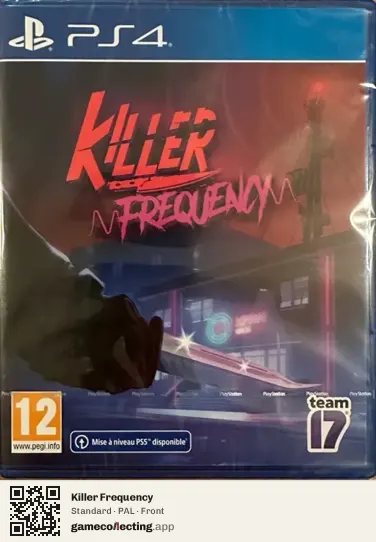 Killer Frequency PlayStation 4, PAL box front