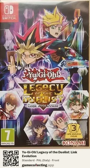 Yu-Gi-Oh! Legacy of the Duelist: Link Evolution Nintendo Switch, Italy box front