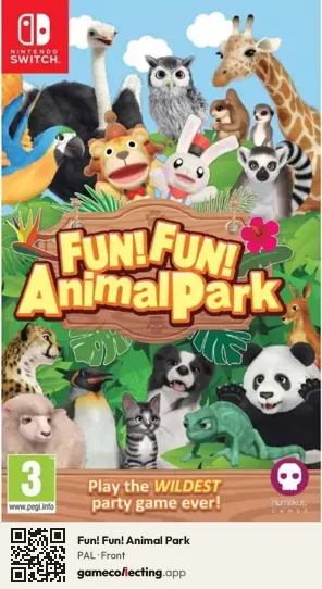 Fun! Fun! Animal Park Nintendo Switch, PAL box front