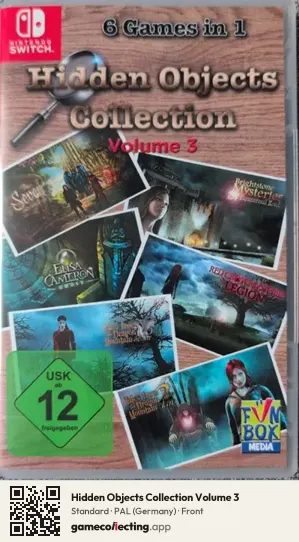 Hidden Objects Collection Volume 3 Nintendo Switch, Germany box front