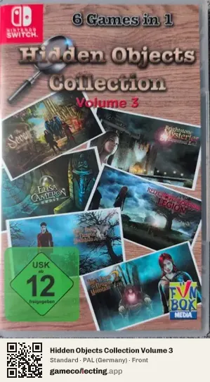 Hidden Objects Collection Volume 3 Nintendo Switch, Germany box front