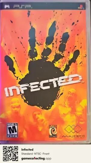Infected PlayStation Portable, NTSC box front