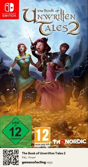 The Book of Unwritten Tales 2 Nintendo Switch, PAL box front