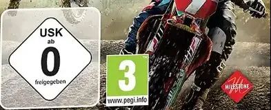 Monster Energy Supercross, the USK square on its front