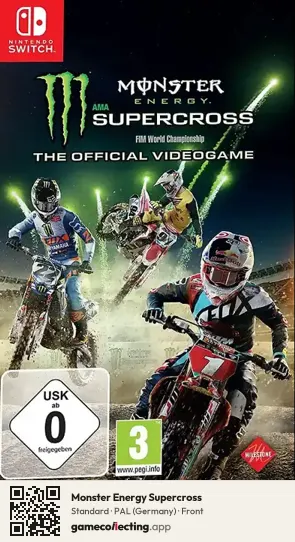 Monster Energy Supercross Nintendo Switch, Germany box front