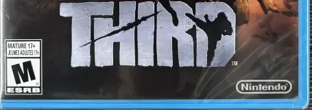 Devil's Third, the ESRB box on its front