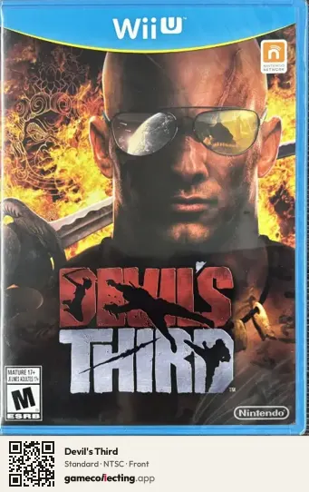 Devil's Third Nintendo Wii U, NTSC box front