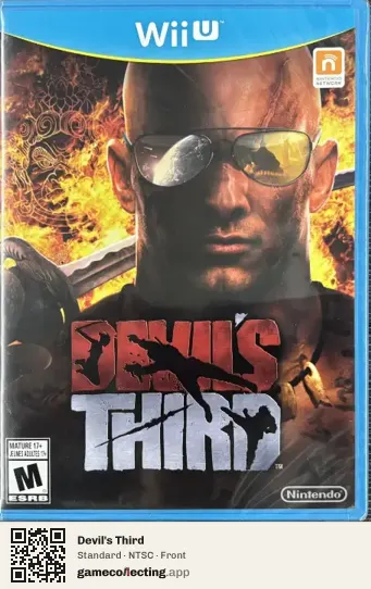 Devil's Third Nintendo Wii U, NTSC box front