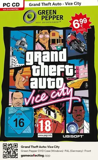 Grand Theft Auto: Vice City Computer, Germany box front