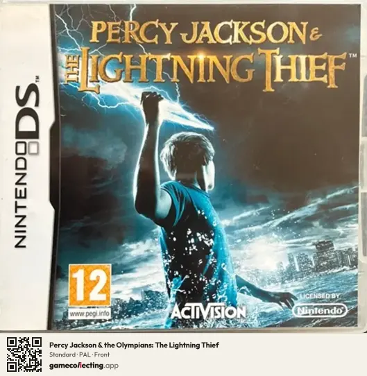 Percy Jackson & the Olympians: The Lightning Thief Nintendo DS, PAL box front