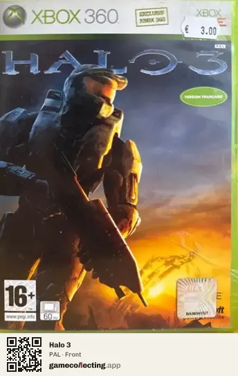 Halo 3 Xbox 360, PAL box front