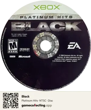 Black Xbox, NTSC disc