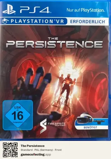 The Persistence PlayStation 4, Germany box front