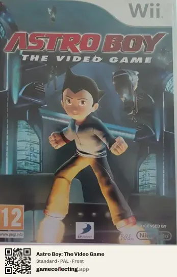 Astro Boy: The Video Game Nintendo Wii, PAL box front