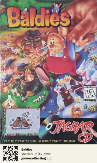 Baldies Atari Jaguar CD, NTSC box front