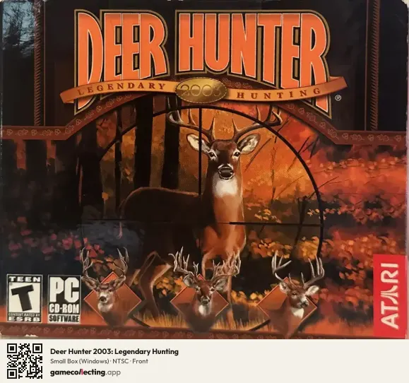 Deer Hunter 2003: Legendary Hunting Computer, NTSC box front