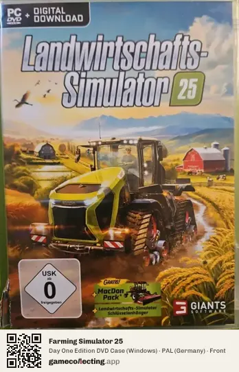 Farming Simulator 25 Computer, Germany box front