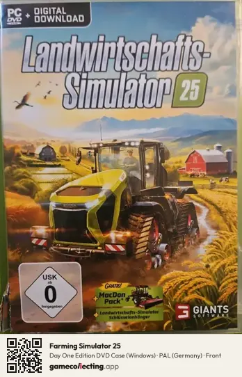 Farming Simulator 25 Computer, Germany box front
