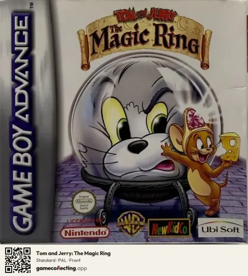 Tom and Jerry: The Magic Ring Game Boy Advance, PAL box front