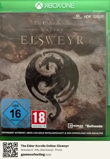 The Elder Scrolls Online: Elsweyr Xbox One, Germany box front