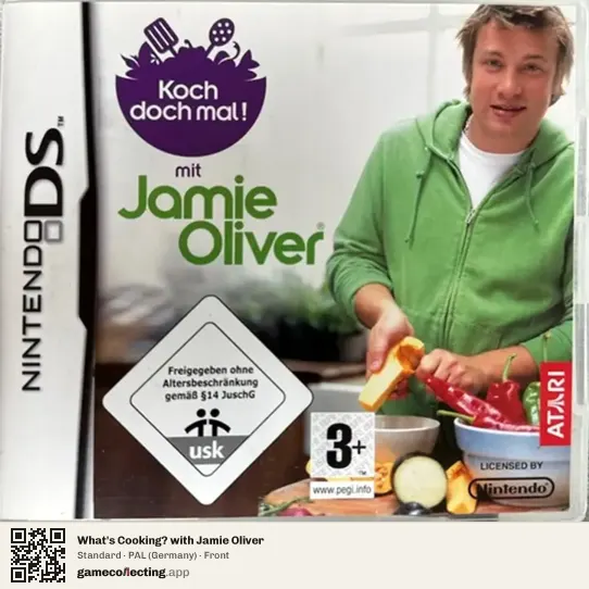 What's Cooking? with Jamie Oliver Nintendo DS, Germany box front