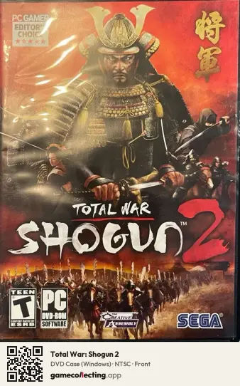Total War: Shogun 2 Computer, NTSC box front