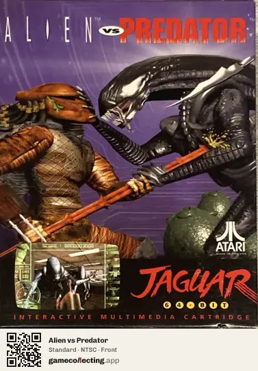 Alien vs Predator Atari Jaguar, NTSC box front