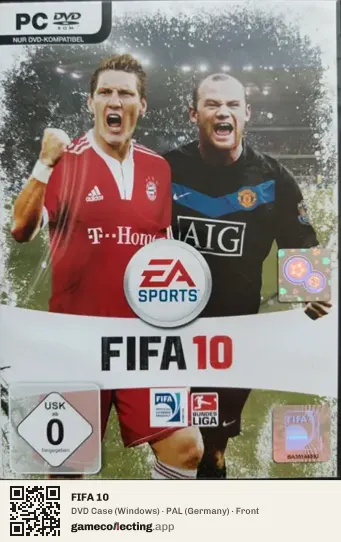 FIFA 10 Computer, Germany box front