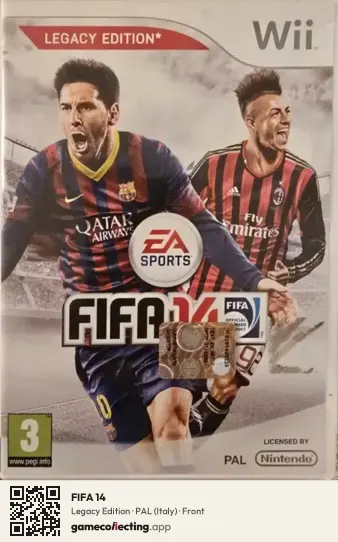 FIFA 14 Nintendo Wii, Italy box front