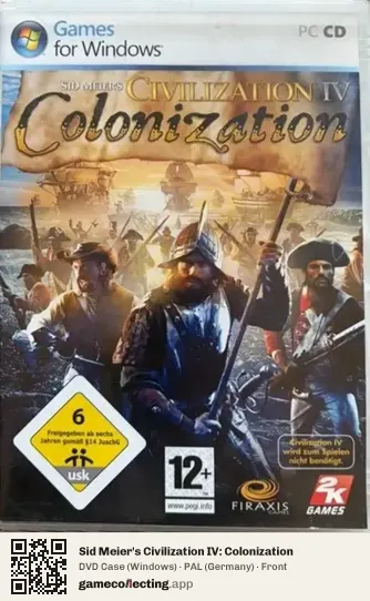 Sid Meier's Civilization IV: Colonization Computer, Germany box front