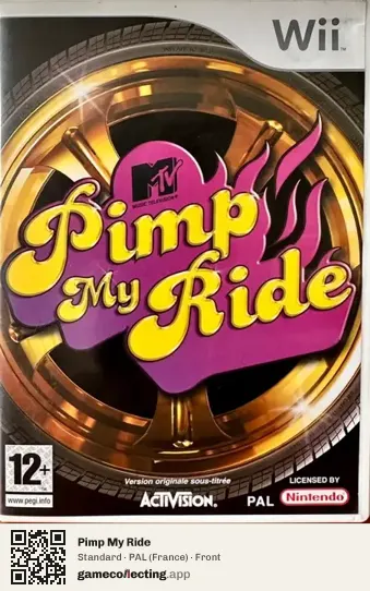 Pimp My Ride Nintendo Wii, France box front