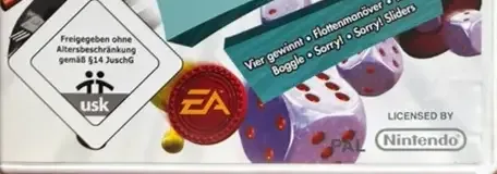 Hasbro Family Game Night, the USK square on its front