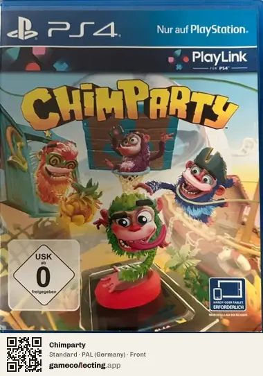 Chimparty PlayStation 4, Germany box front