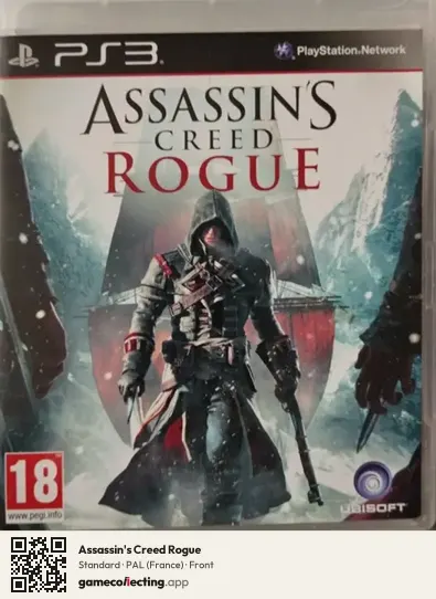 Assassin's Creed Rogue PlayStation 3, France box front