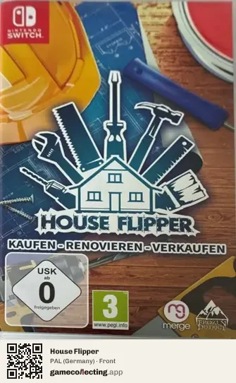 House Flipper Nintendo Switch, Germany box front