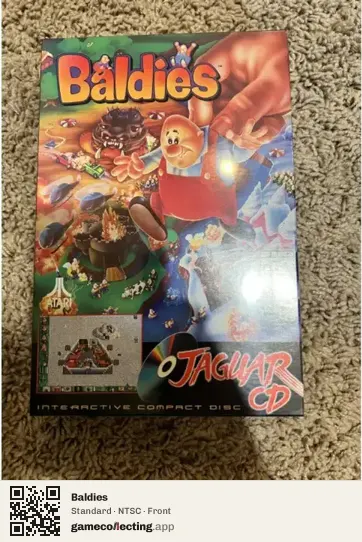 Baldies Atari Jaguar CD, NTSC box front