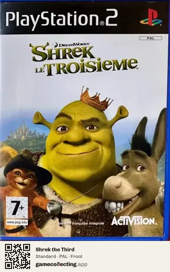 Shrek the Third PlayStation 2, PAL box front