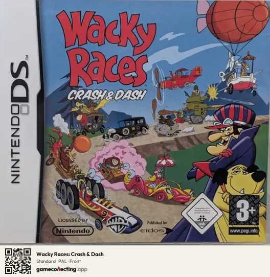 Wacky Races: Crash & Dash Nintendo DS, PAL box front